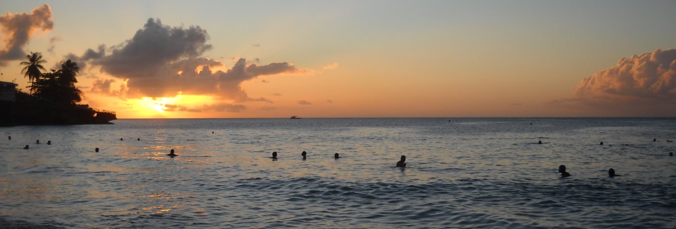 Sunset at Store Bay, Crown Point, Tobago, TT